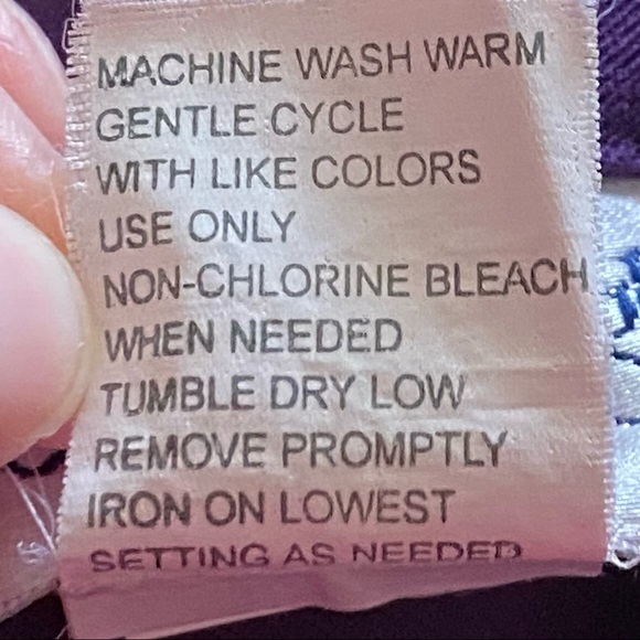 Vintage Norton McNaughton Skirt Dark Purple Size 12 - Picture 12 of 12